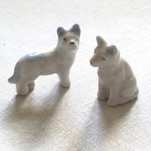 Vintage, Two Small Dogs, Porcelain, China