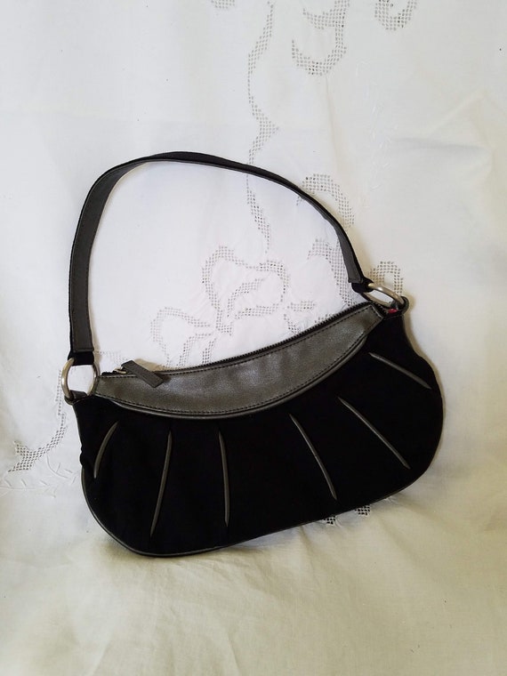 Vintage Old Navy Faux Leather and Suede Shoulder Handbag Purse