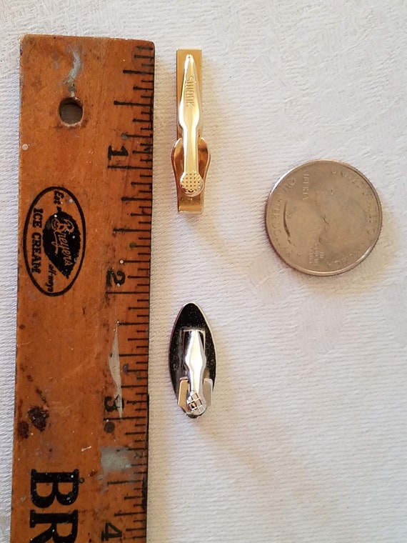 Vintage Swank Tie Clips, Tie Bars, Lot of 2 - image 8