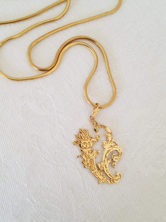 Vintage 14K Solid Gold Heavy Snake Chain Necklace… - image 3