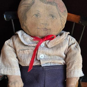 Antique Doll Lithograph - Etsy