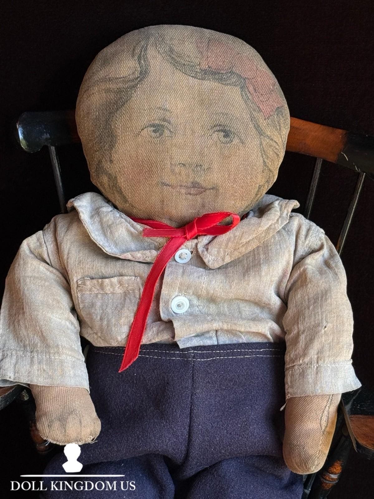 Antique Lithograph Cloth Doll - Etsy