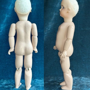 Tête seule : reproduction de Bébé Français JUMEAU Bouche fermée Taille 2