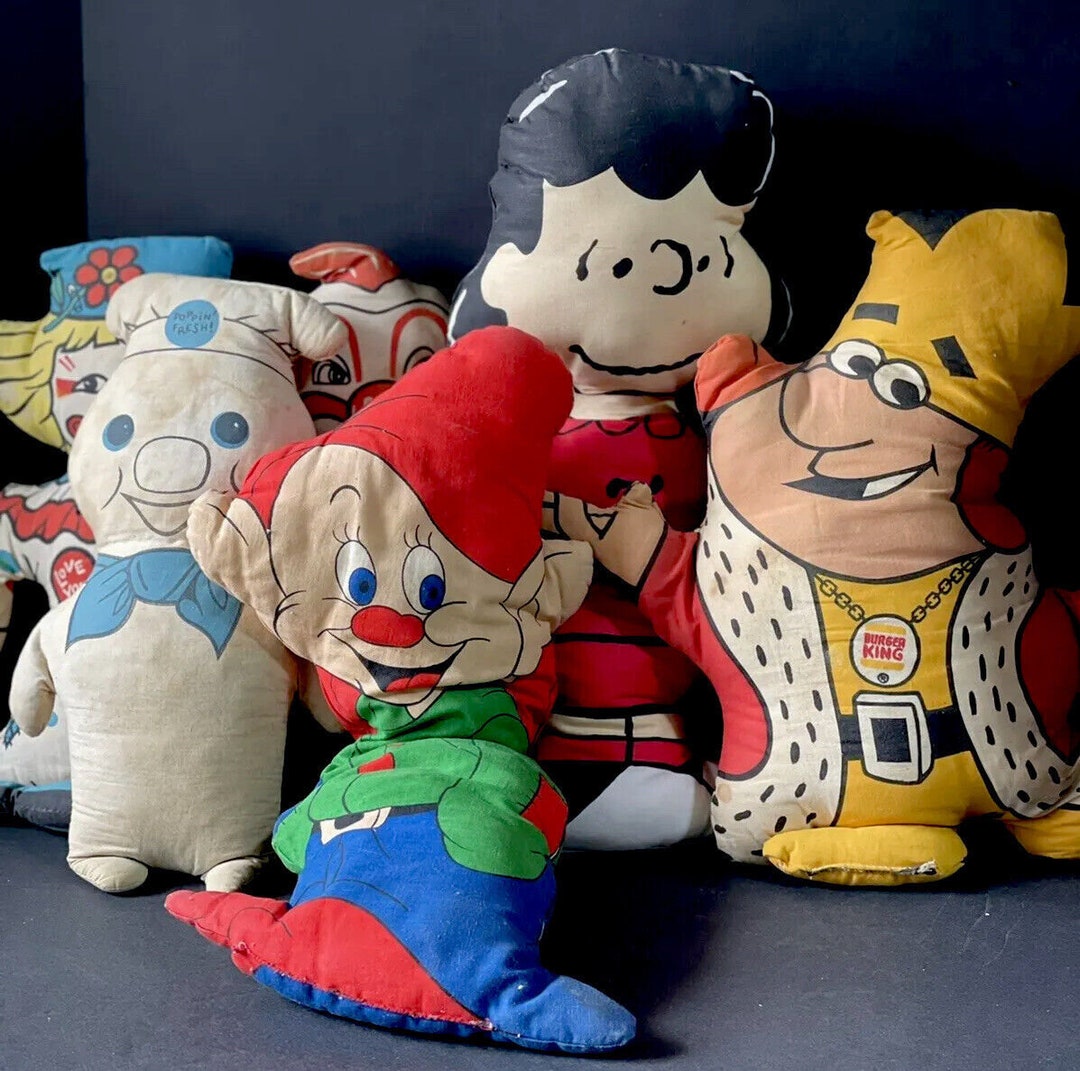 Lot of 6 Vintage Lithograph Cloth Collectible Dolls - Etsy