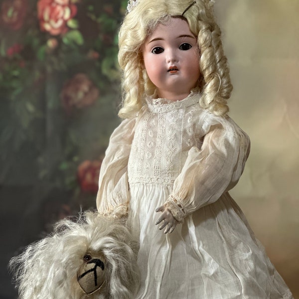 Antique German Kammer & Reinhardt Mold 192 B Bisque Head 21” Doll