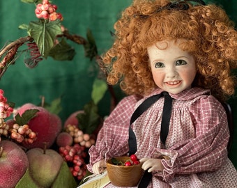 MIB Wendy Lawton “At Aunty’s House” Wooden Jointed/Porcelain 16” Doll LE 350