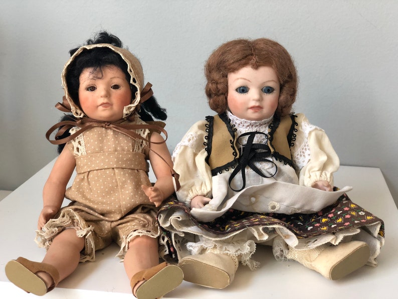 miniature porcelain dolls