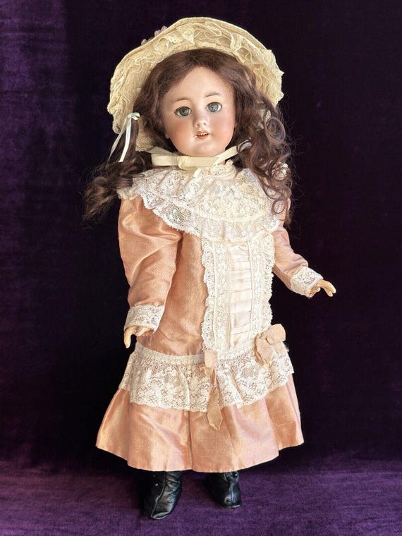 Antique German French 18” Tete Jumeau Dep Bisque Head Doll - Etsy