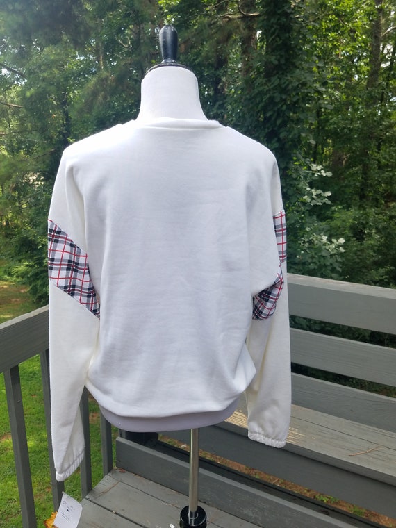 1990s sweatshirt vintage 90s Lejay plaid shirt NWT - image 7