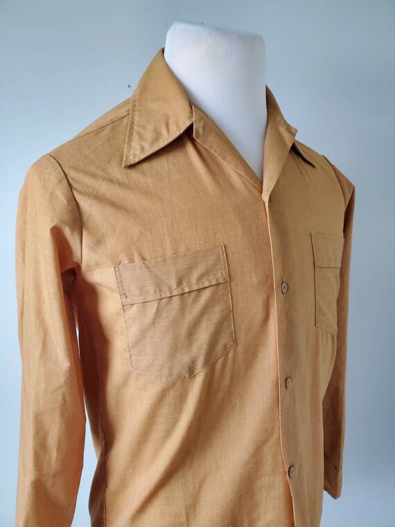 1970s oxford shirt vintage 70s mens Braidburn but… - image 6
