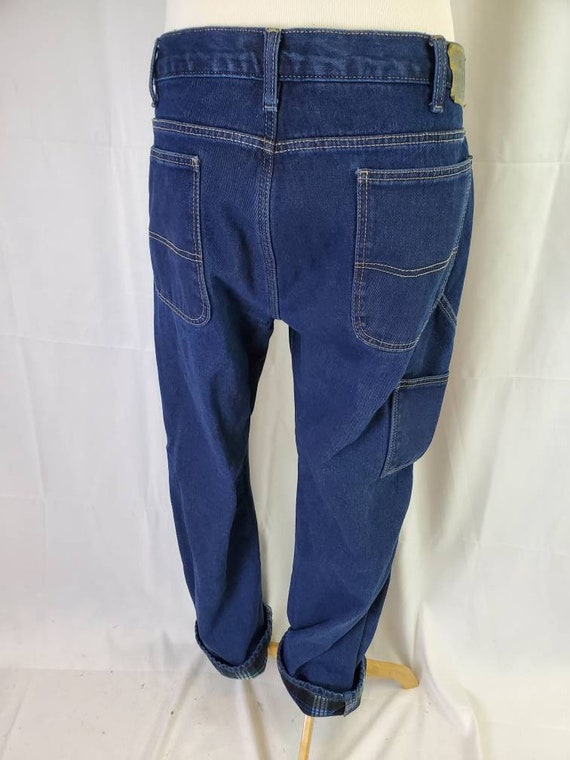 berkley jensen fleece lined carpenter denim jeans