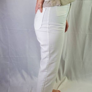 1980s Pants White Vintage 80s Pizzazz High Waist Slacks - Etsy