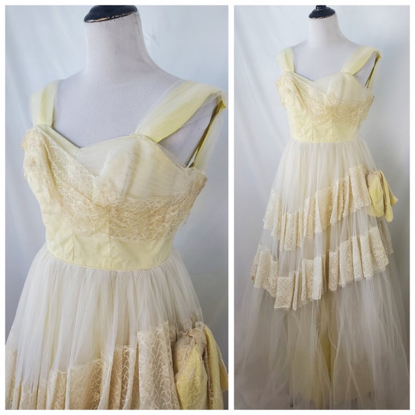 Vintage Prom Dress - Etsy