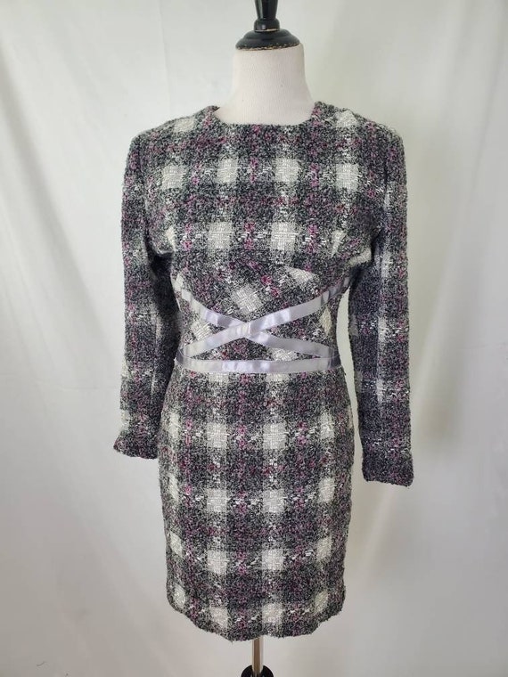 1990s dress plaid clueless vintage 90s mini - image 9