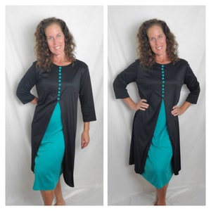 1980s dress 80s Westside Clothing Co plus size vintage image 1