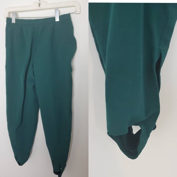 1970s Ski Pants Vintage 70s Green 