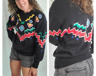1980s sweater vintage 80s Head Sportswear pullover