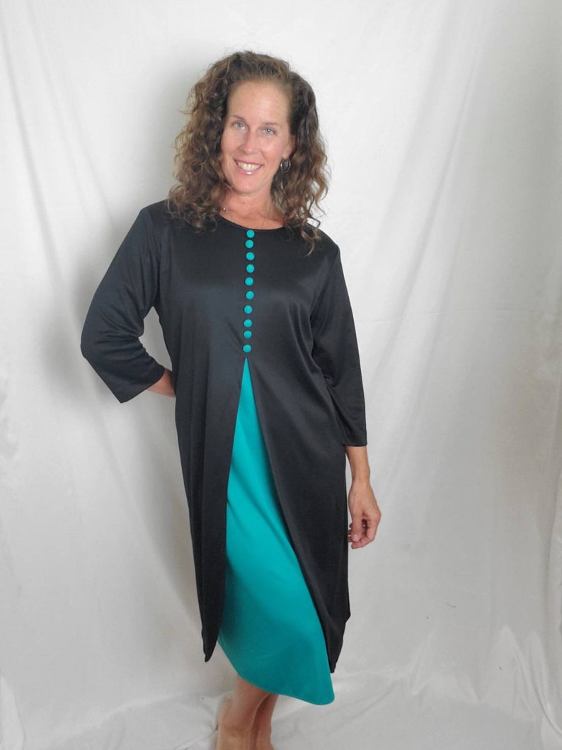 1980s dress 80s Westside Clothing Co plus size vintage image 2