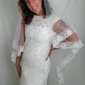 1960s wedding dress vintage 60s white veil