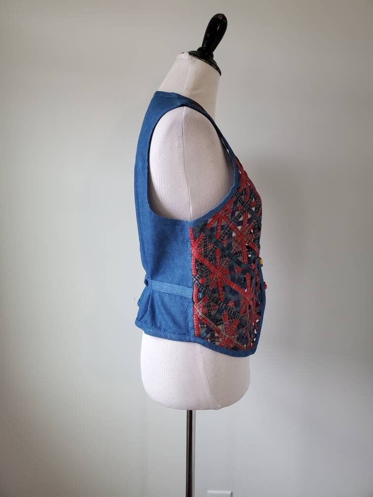 1980s Vest Vintage 80s Victoria Jones Teacher Waistcoat - Etsy