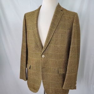 1960er Jahre Blazer Botony 500 kariertes Sakko aus Tweed