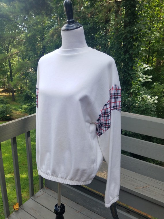 1990s sweatshirt vintage 90s Lejay plaid shirt NWT - image 6