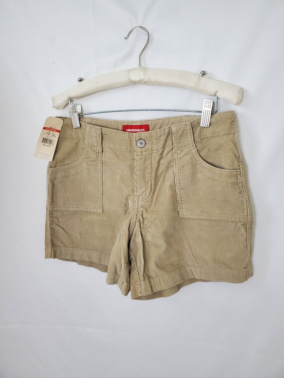 1990s corduroy shorts vintage 90s Unionbay tan NWT - image 10