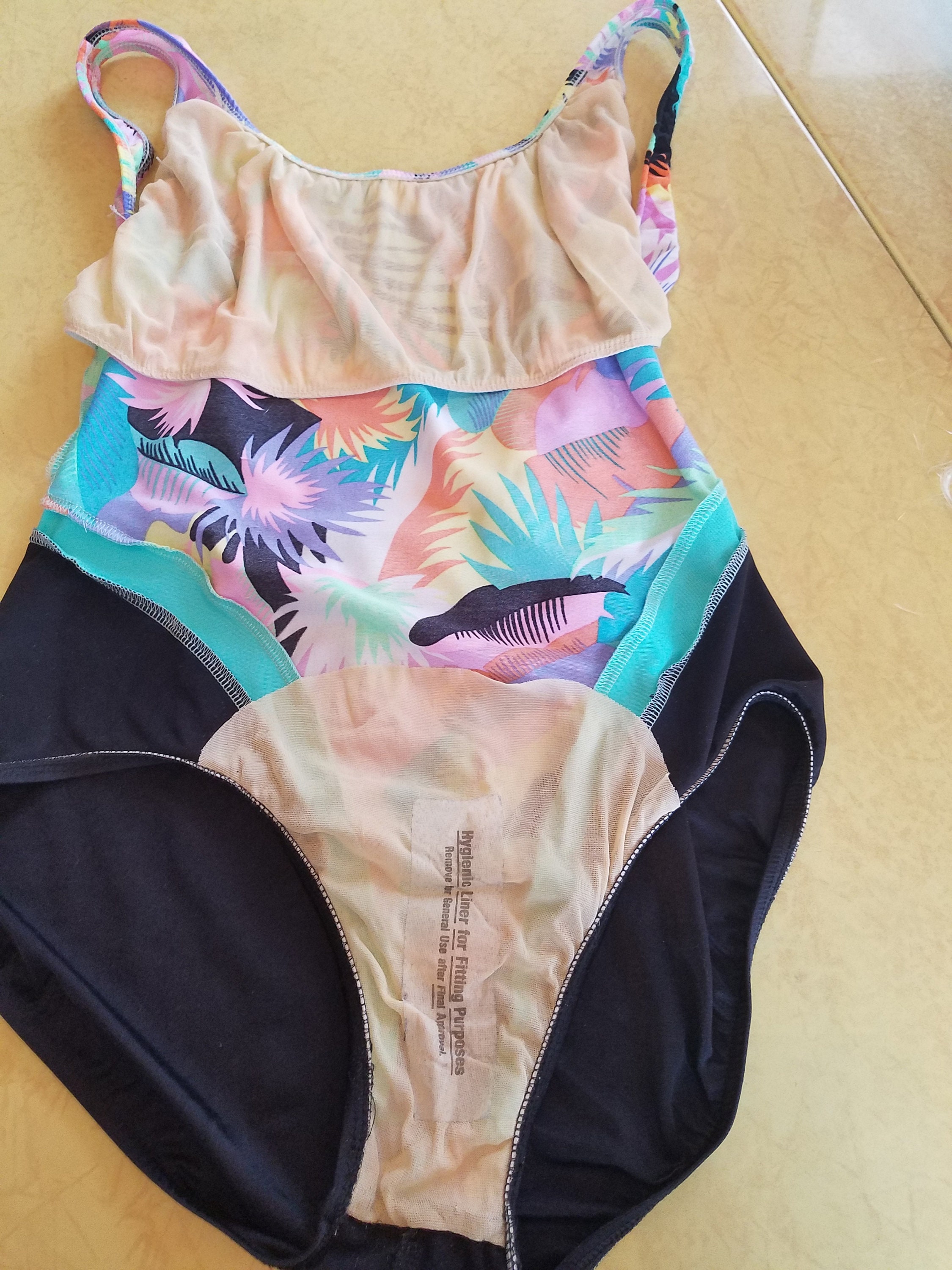 1980s bathing suit vintage 80s JCPenney floral swimsuit Etsy