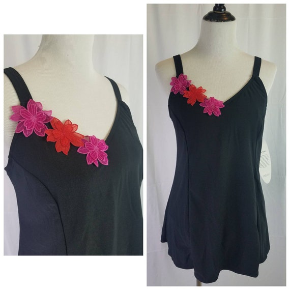 NWT 1990s skirted swimsuit vintage 90s does 40s pl