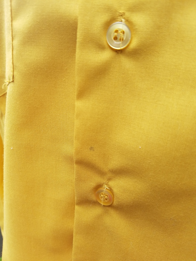 1970s oxford shirt vintage fall gold button down