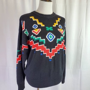 1980s sweater vintage 80s Head Sportswear pullover