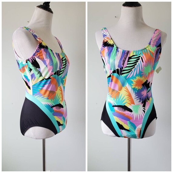 Traje de baño de la década de 1980 vintage 80s JCPenney traje | Etsy España