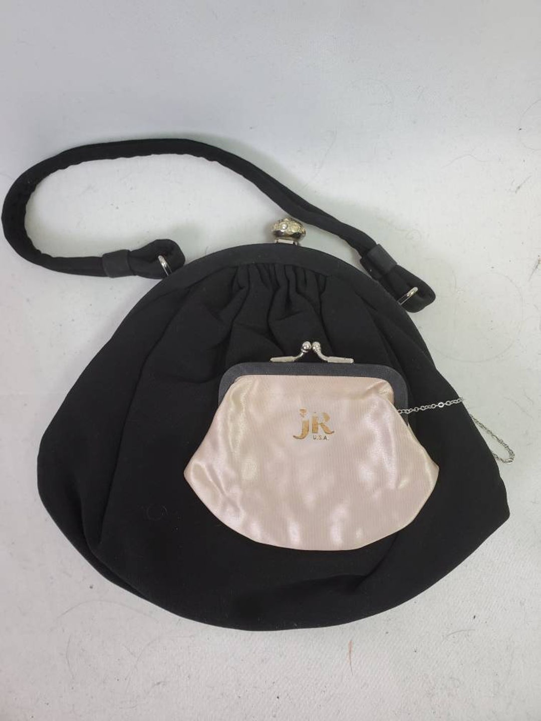M&M's エムアンドエム リモコンホルダー ビンテージ 小物入れ 日 eb50 1950s Handbag Vintage 50s Black JR USA Evening Bag - Etsy