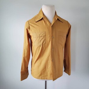Camisa Oxford vintage de los años 70 para hombre, estilo Braidburn, con botones.