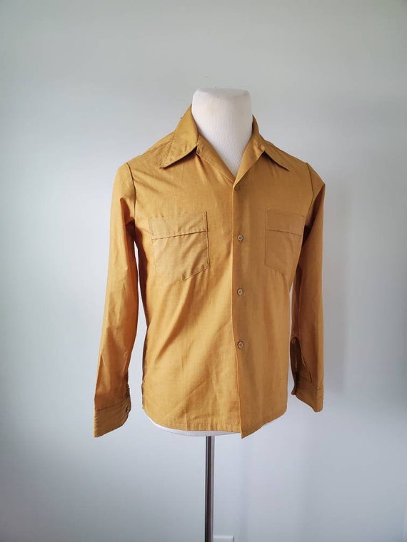 1970s oxford shirt vintage 70s mens Braidburn but… - image 5