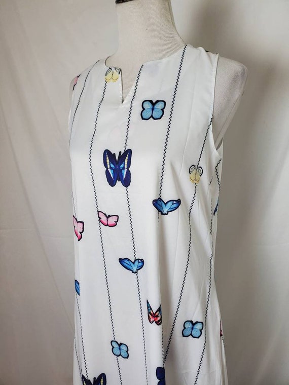 1990s dress butterfly vintage 90s cover-up maxi - image 10