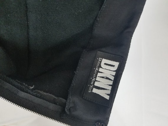 1980s pants stirrup black DKNY vintage 80s/90s le… - image 10