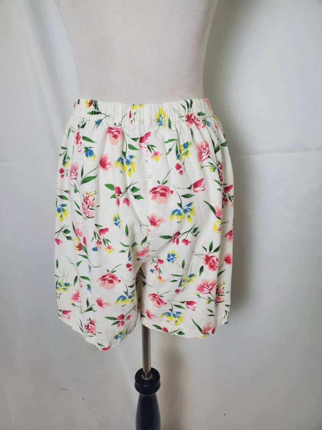 1990s Shorts Floral Vintage 90s Culottes - Etsy