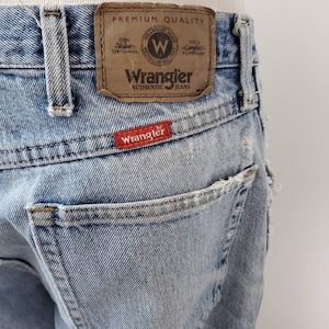 1980s jeans Wrangler vintage 80s ripped denim