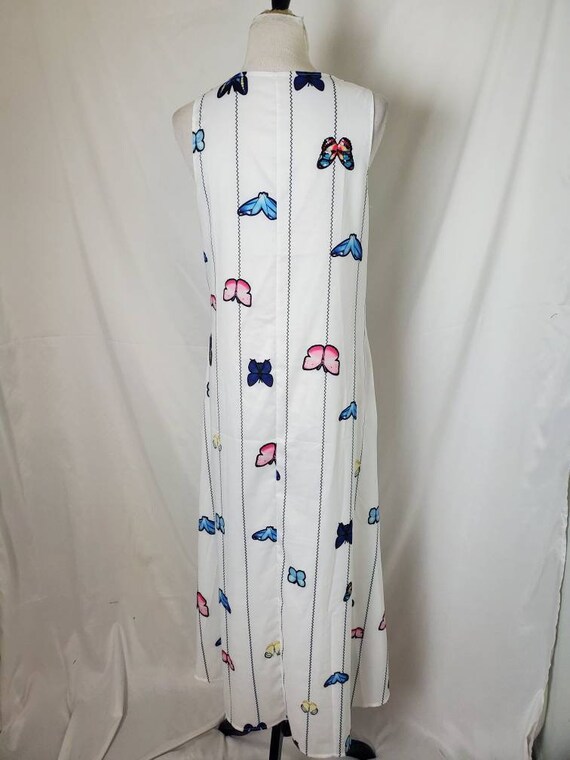 1990s dress butterfly vintage 90s cover-up maxi - image 9