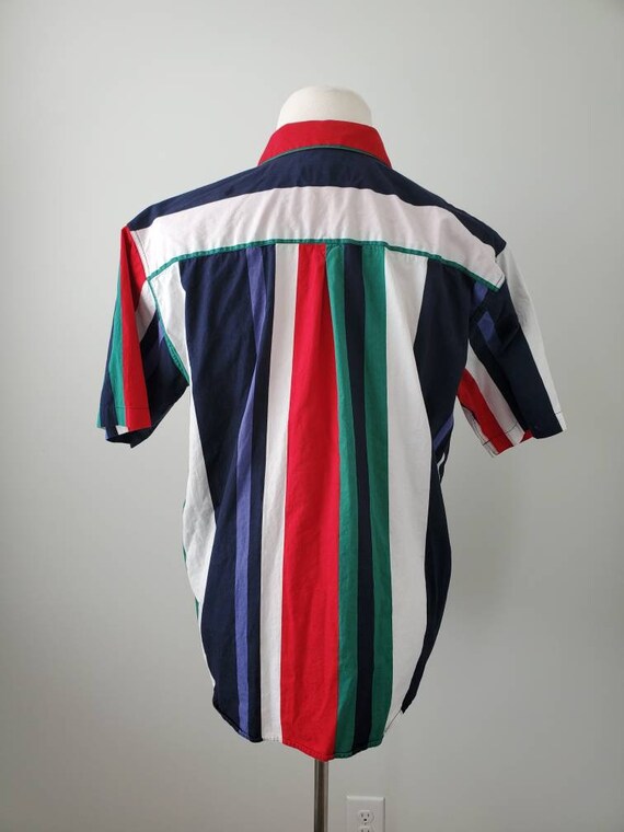 1990s shirt striped vintage 90s Alan Stuart oxford - image 7