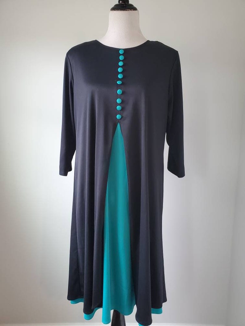 1980s dress 80s Westside Clothing Co plus size vintage image 7