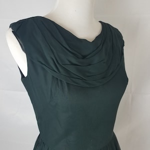 1960s dress vintage 60s little black Henry lee midi