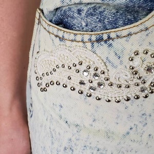 1980s jeans vintage 80s Dakota Blue acid washed denim pants