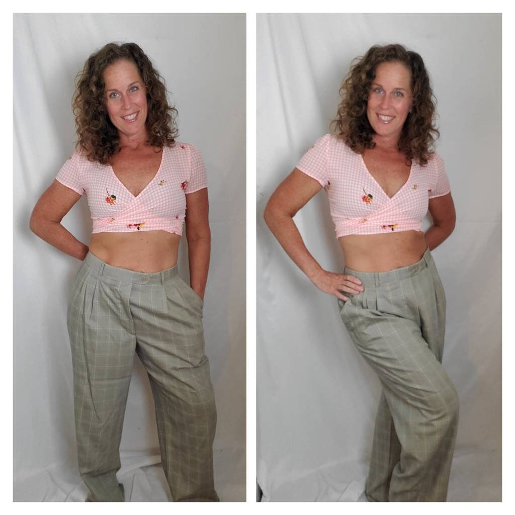 90s Black Stripe Pants - Etsy
