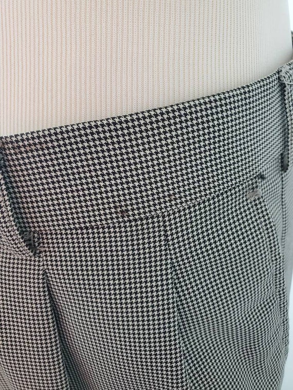 1990s pants pleated microcheck vintage 90s Haband… - image 7