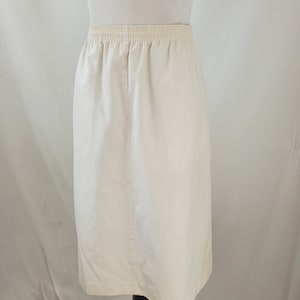 Vintage Koret skirt 1980s off white A line