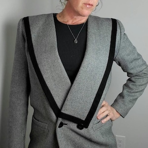 1980s blazer Sassoon vintage 80s jacket