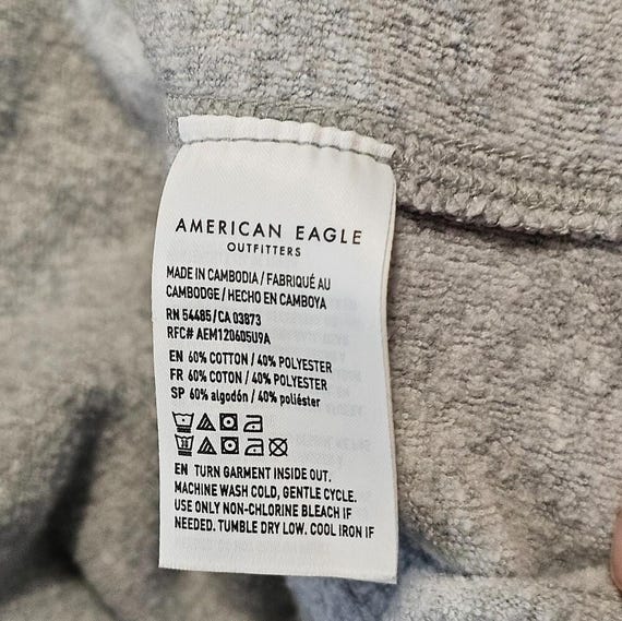 American Eagle Small Cropped Catskill Mountains G… - image 5