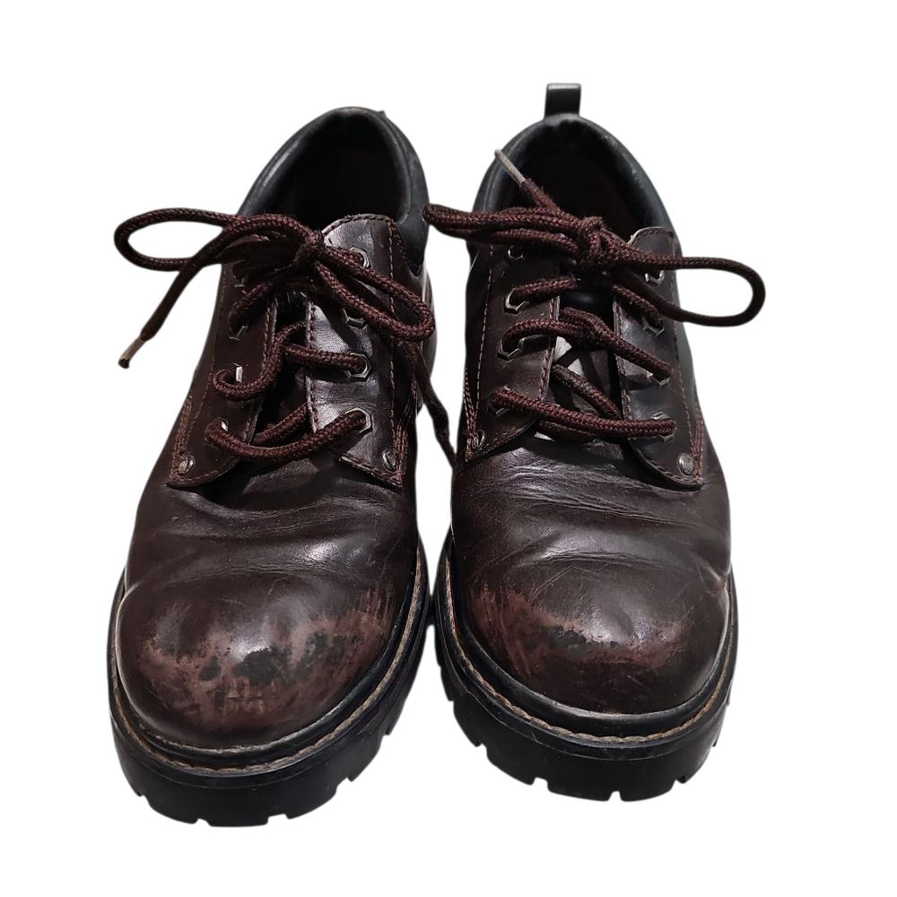 Skechers Men’s US 9 Brown Leather Lug Sole Oxford Archive-Inspired Essential Lux 61KLjcWpKaL._AC_UY900_.jpg main image 4